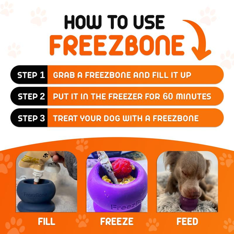 Freezball - Durable, Refillable Dog Chew Toy