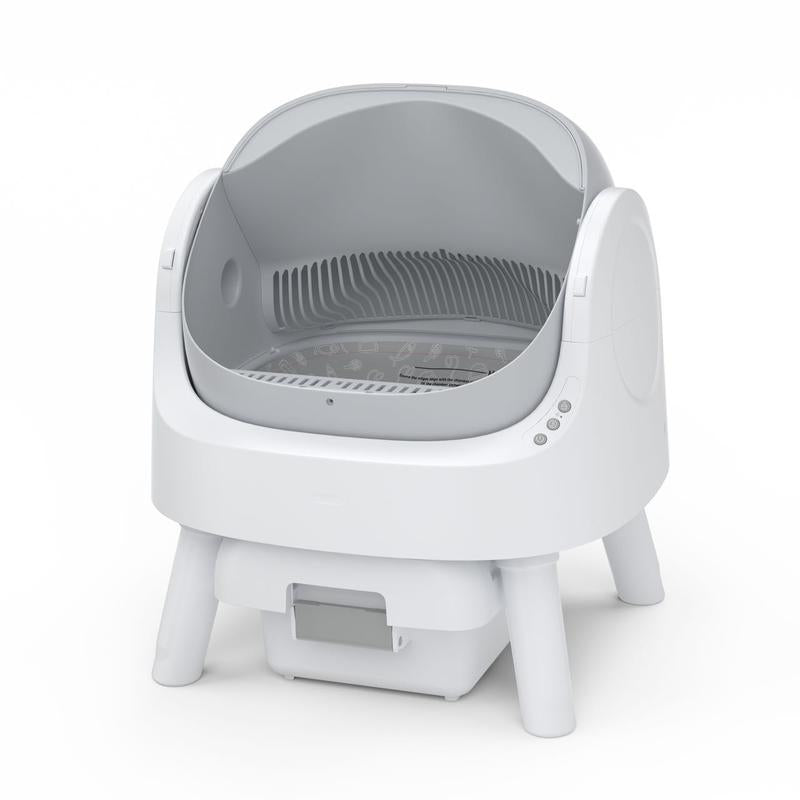 Petpivot Autoscooper 11 Open-Top Self-Cleaning Cat Litter Box with Odor-Free Waste Disposal and Included Trash Bags