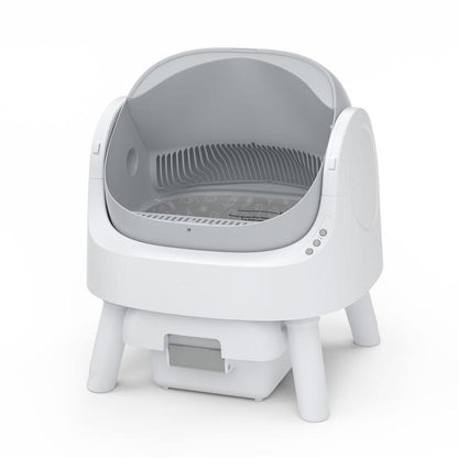 Petpivot Autoscooper 11 Open-Top Self-Cleaning Cat Litter Box with Odor-Free Waste Disposal and Included Trash Bags
