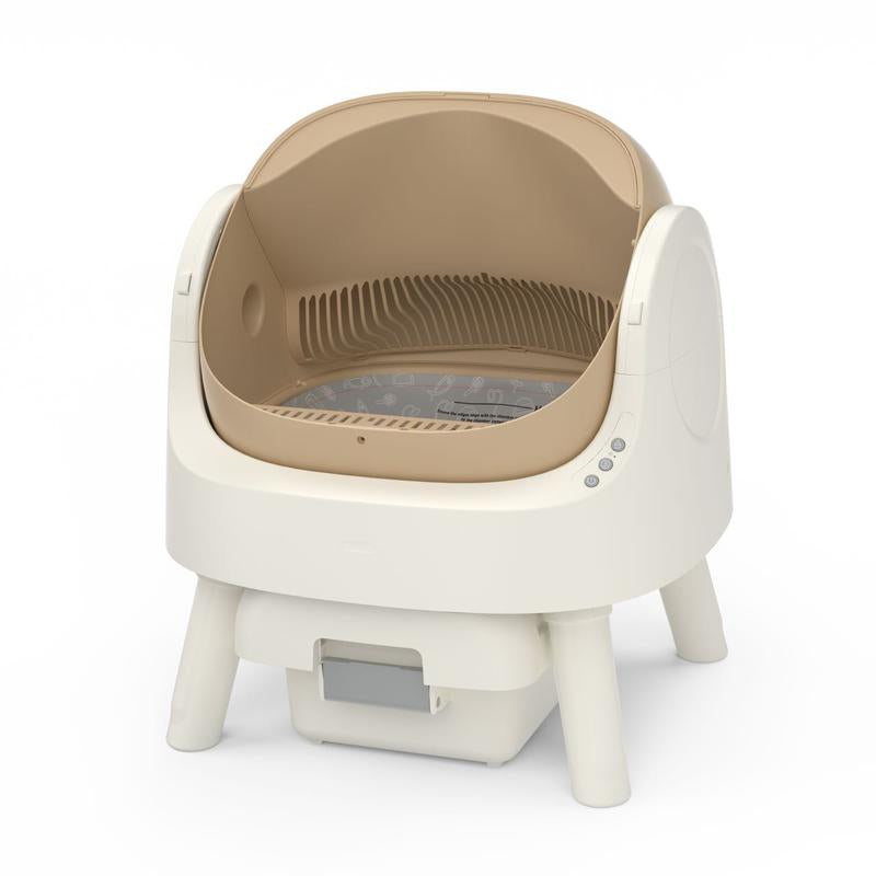 Petpivot Autoscooper 11 Open-Top Self-Cleaning Cat Litter Box with Odor-Free Waste Disposal and Included Trash Bags