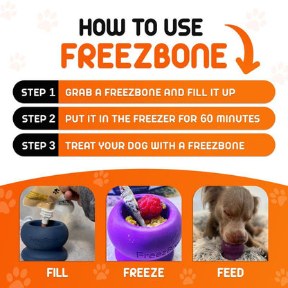 Freezball - Durable, Refillable Dog Chew Toy