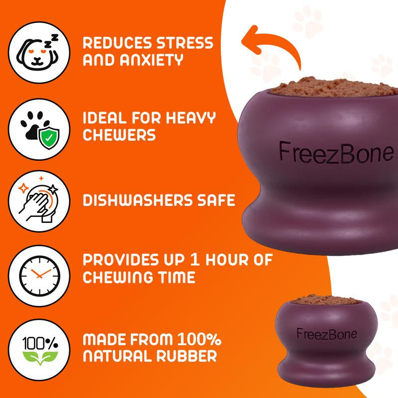 Freezball - Durable, Refillable Dog Chew Toy